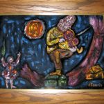 allee willis art early allee art fiddler on the roof framed