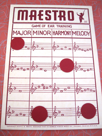 Musical-Bingo-game